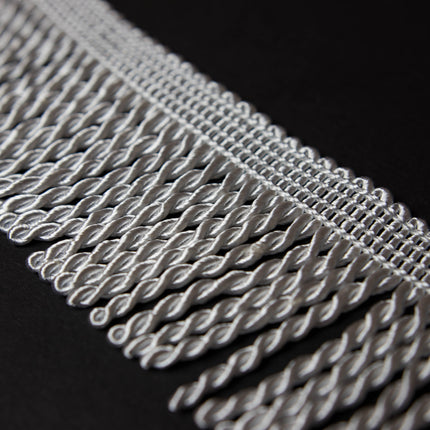 2.5" Frost White Bullion Fringe