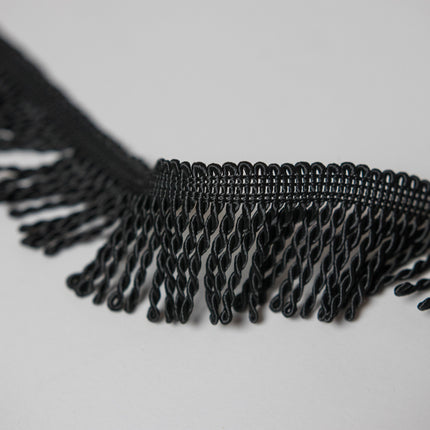 1.5" Black Bullion Fringe