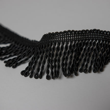 1.5" Black Bullion Fringe