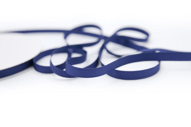 3/8 Inch Navy Blue Grosgrain Ribbon – 50 Yards