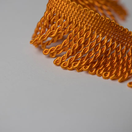 1.5" Orange Bullion Fringe