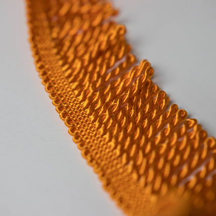 1.5" Orange Bullion Fringe