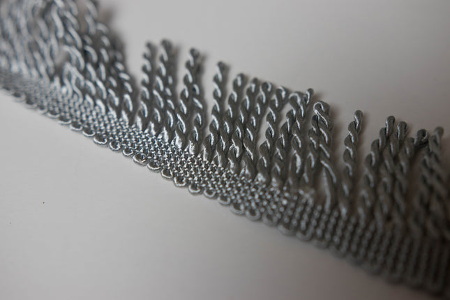 1.5" Silver Bullion Fringe