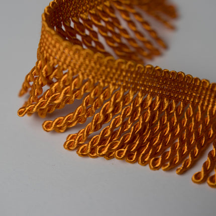 1.5" Orange Bullion Fringe