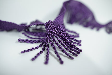 2.5" Royal Purple Bullion Fringe