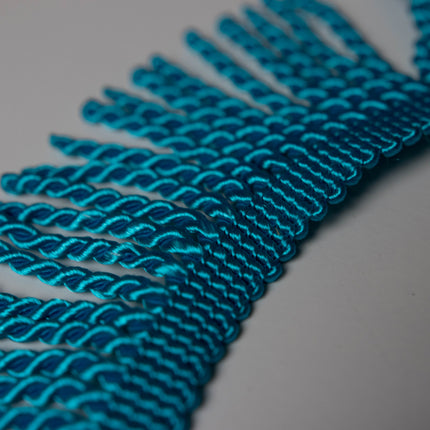 2.5" Turquoise Blue Fringe